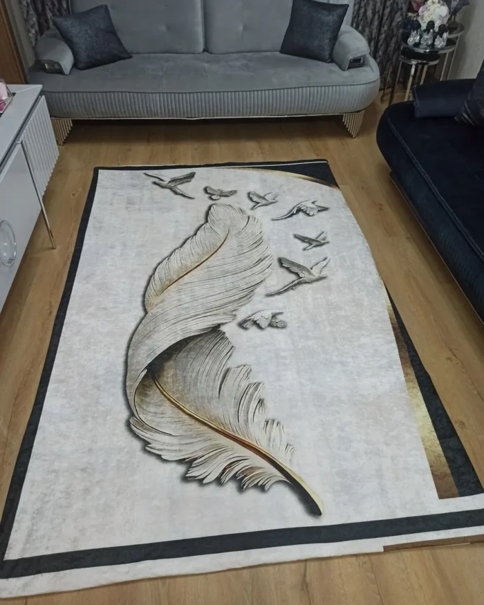 Zerafet İpek Kadife Halı Örtüsü