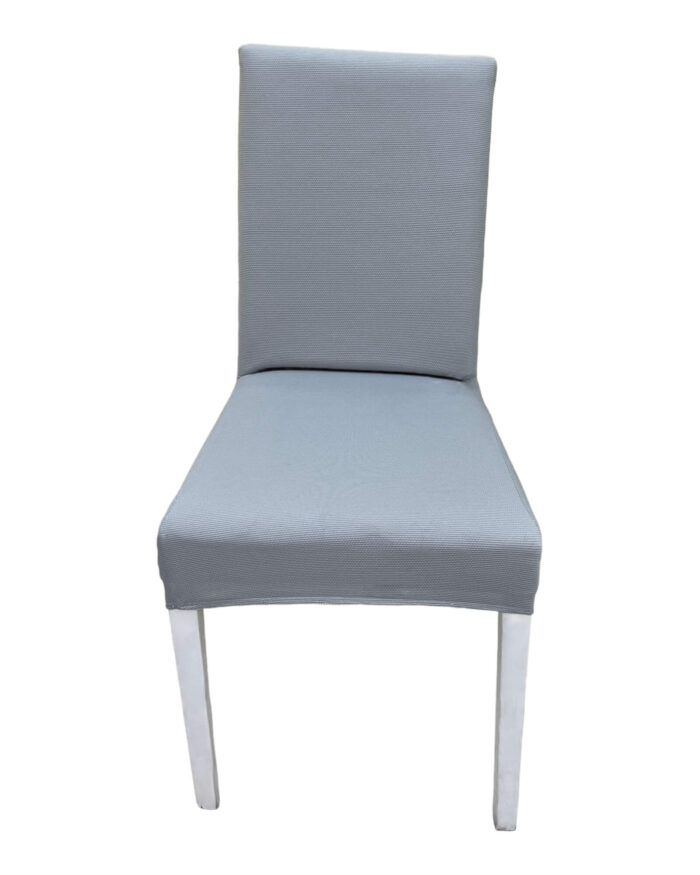 Açık Gri Mikroline Sandalye Kılıfı