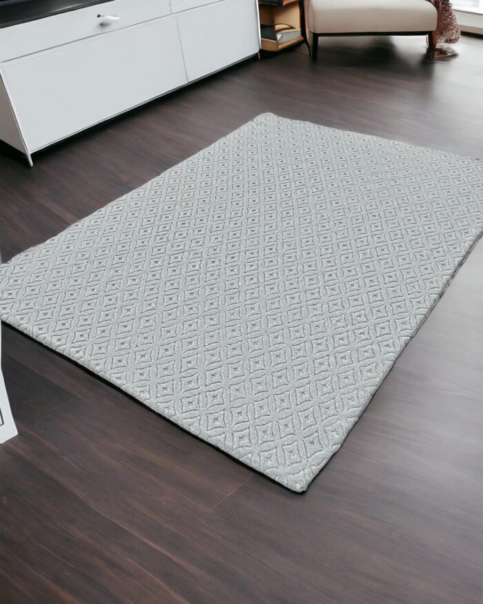 Açık Gri Yakamoz Desen Welsoft Deluxe Halı Örtüsü