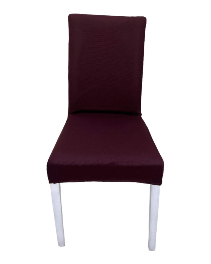 Bordo Mikroline Sandalye Kılıfı