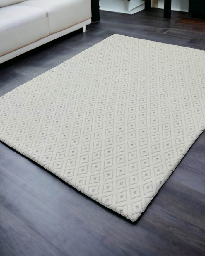 Krem Yakamoz Desen Welsoft Deluxe Halı Örtüsü