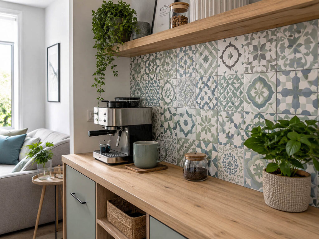 Kırmadan Dökmeden Kendinden Yapışkanlı Patchwork Fayans Fikirleri