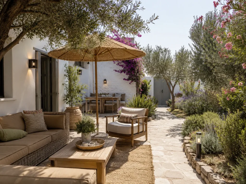 Açık Hava Yaşamına Uygun Bodrum Teras ve Bahçe Tasarımları
