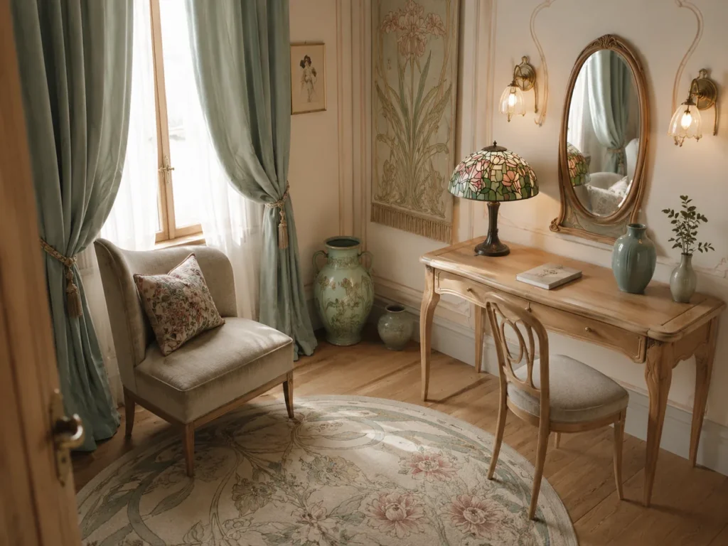 Art Nouveau Dekorasyonunda Aksesuar Kullanımı