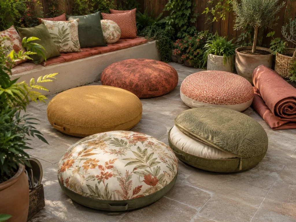 Balkon ve Bahçe Gibi Dış Mekanlar İçin Dayanıklı Minder Kumaşları