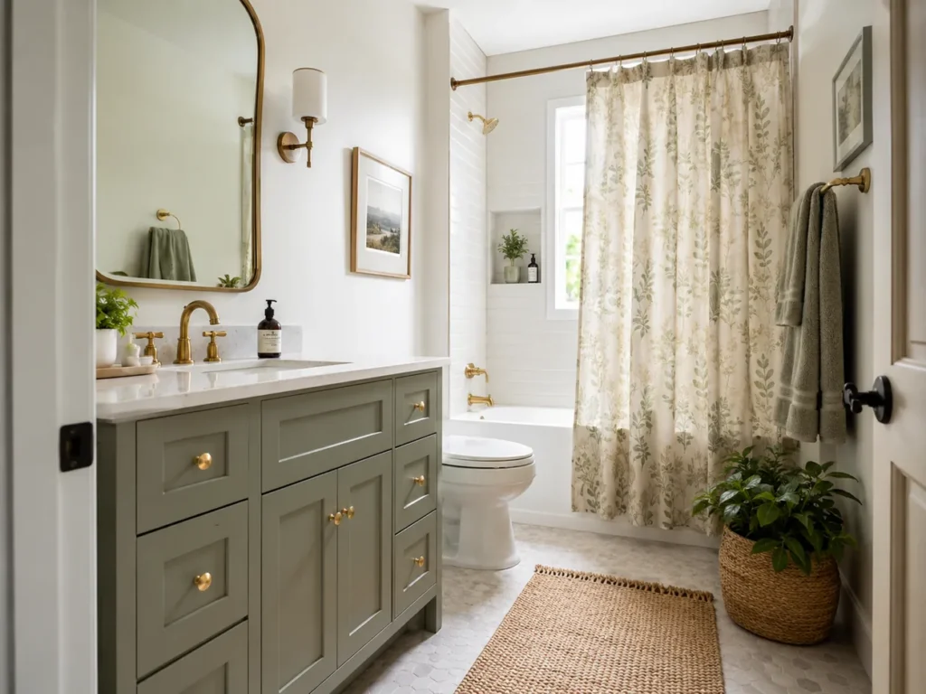 Banyo Dekorasyonunda Duş Perdesi Desen ve Renk Dengesi Nasıl Sağlanır?