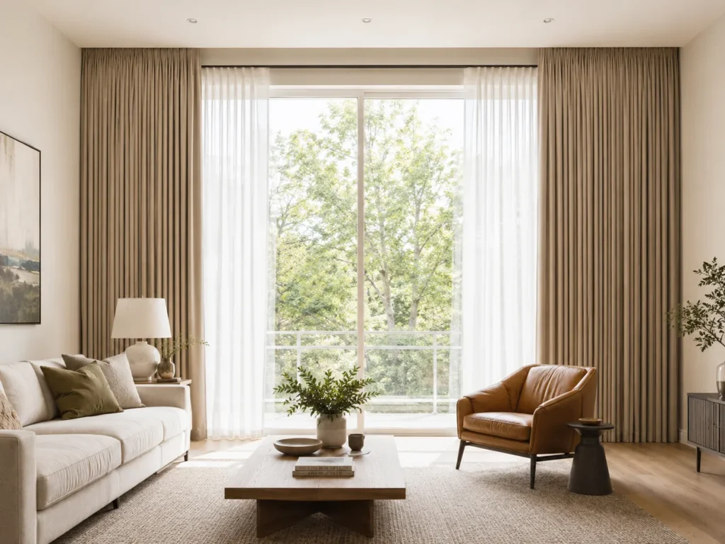 Çift Kanatlı Drape Şıklığı ve Pile Detayları