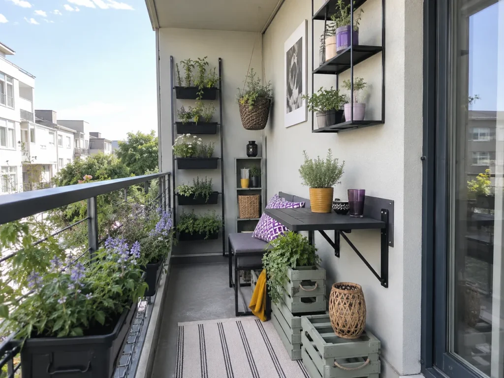 Dekoratif Balkon Aksesuarları ve Kendin Yap Fikirleri