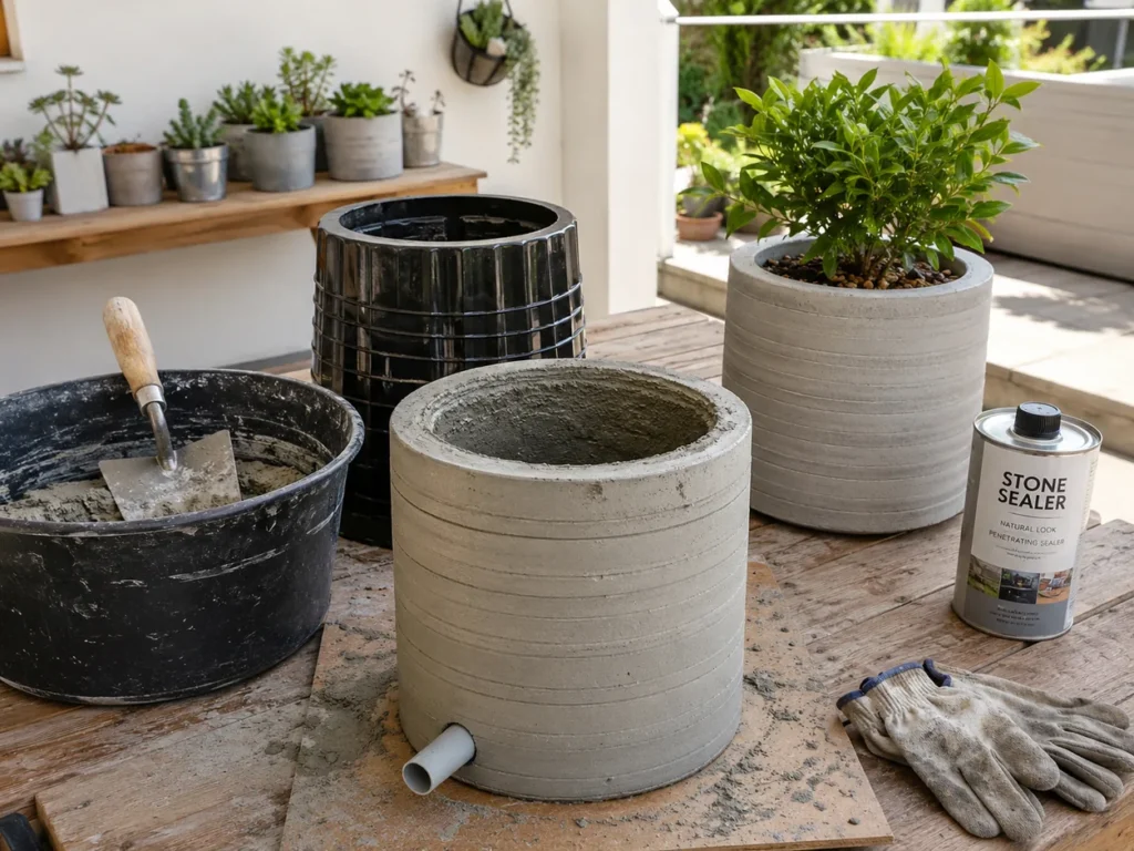 Kolay ve Dayanıklı Beton Saksı Yapımı