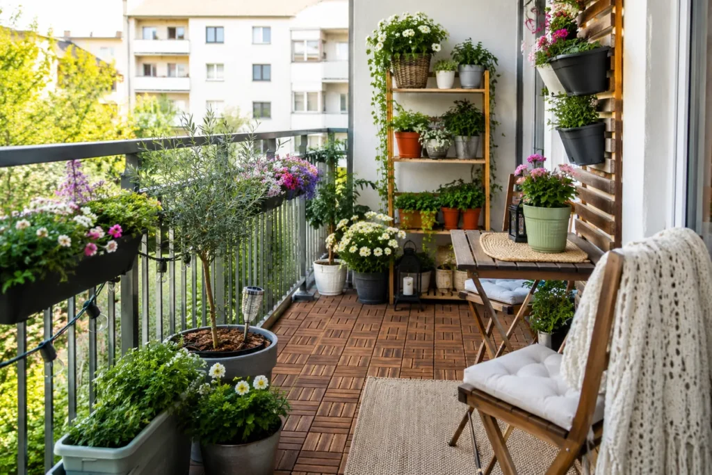 Küçük Bahçe ve Balkon Peyzajı