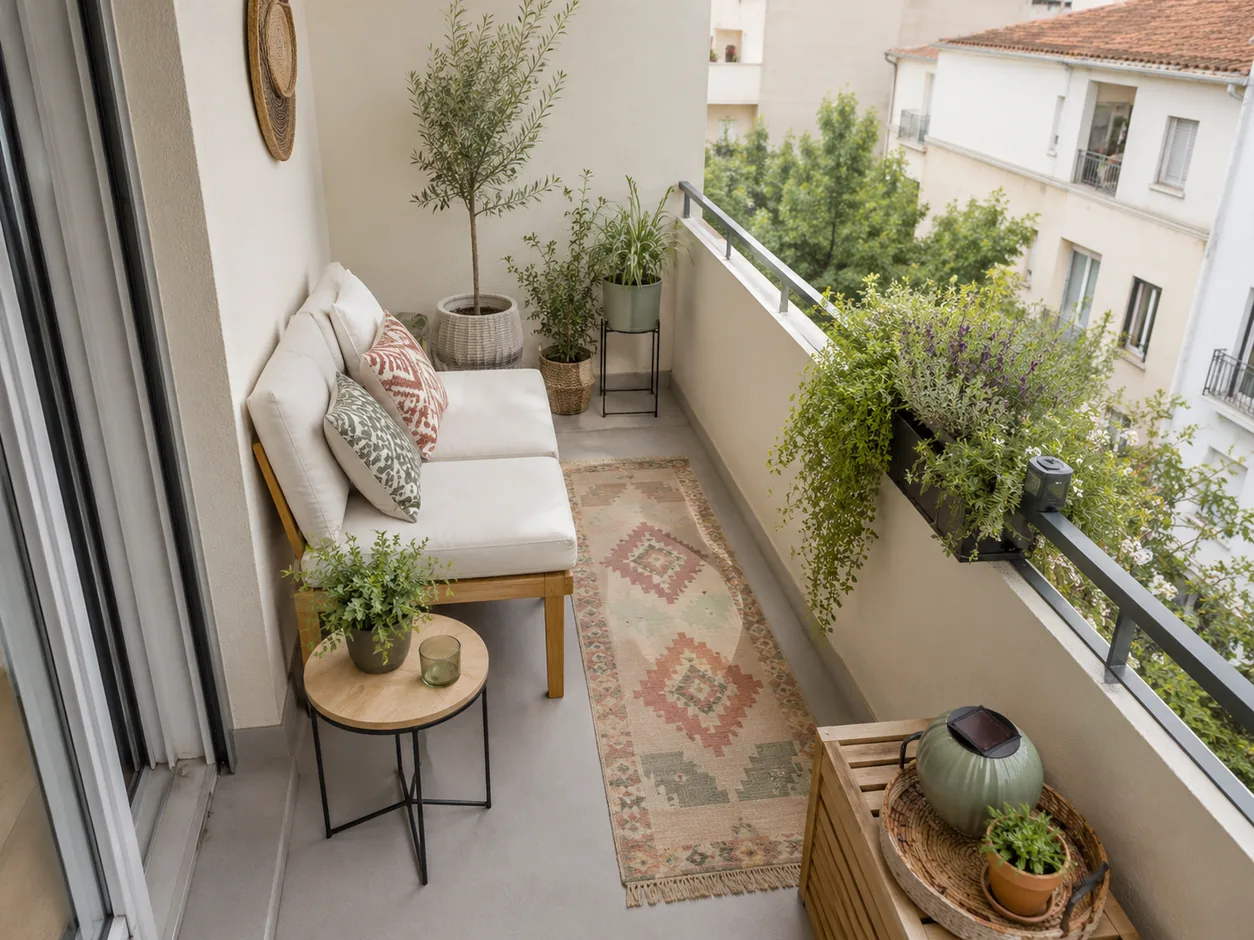 Küçük Balkon Dekorasyonu