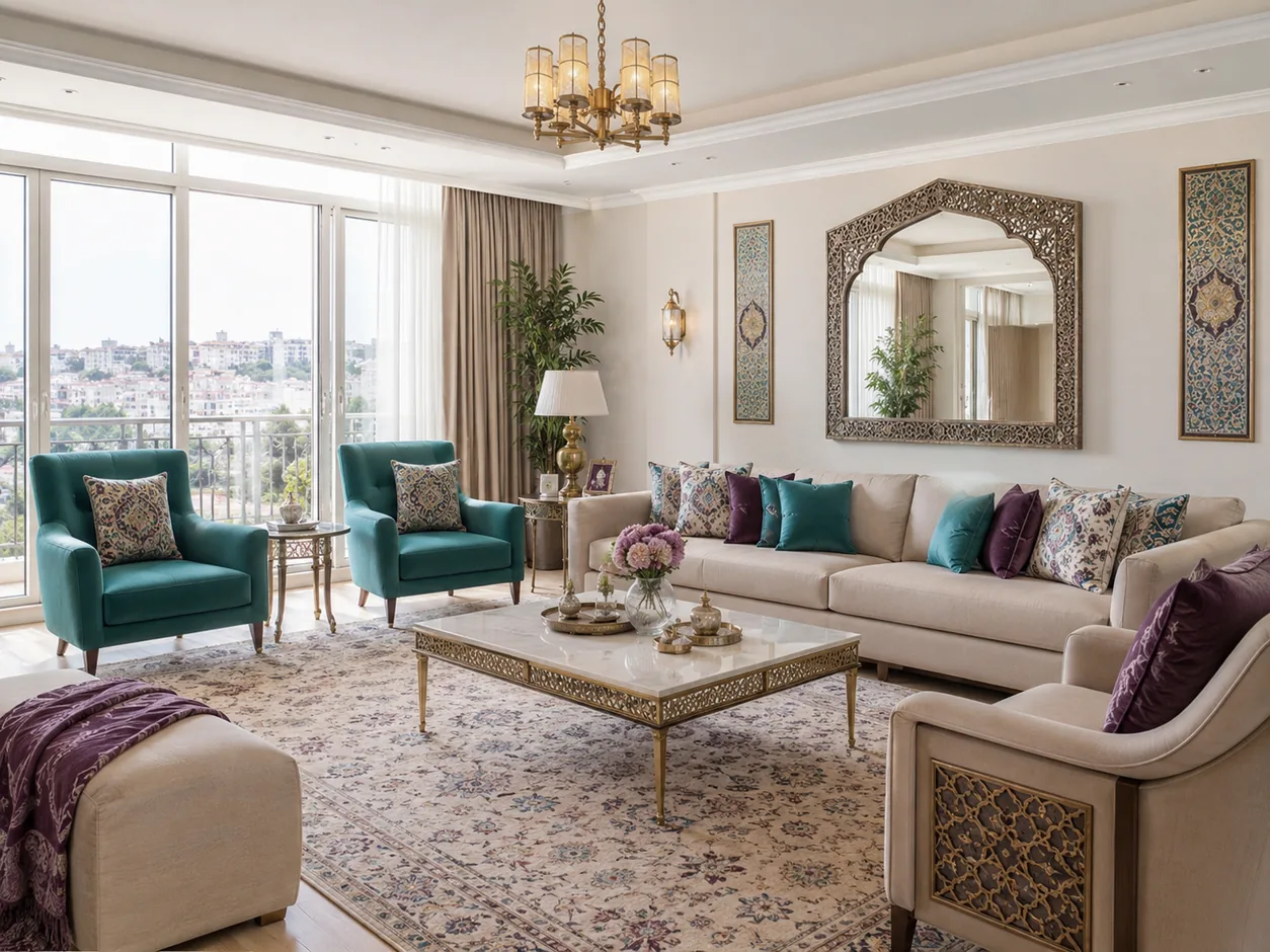 Salon Dekorasyonunda Osmanlı İhtişamı