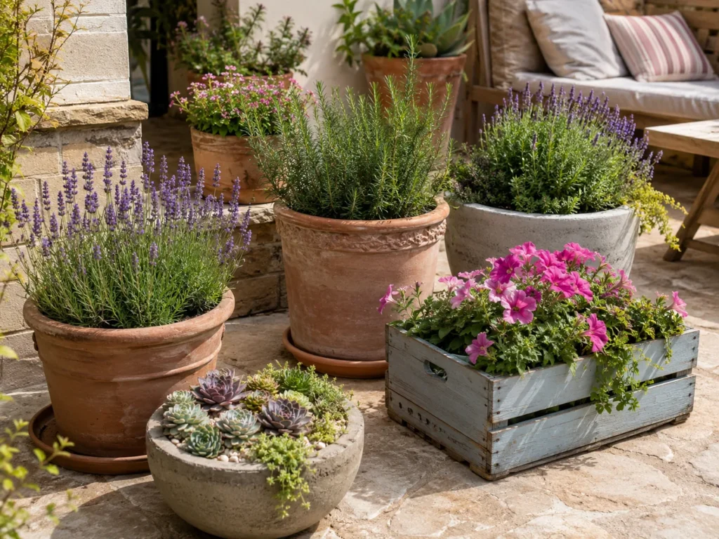 Saksı Tasarımları ve Bitki Seçimleri