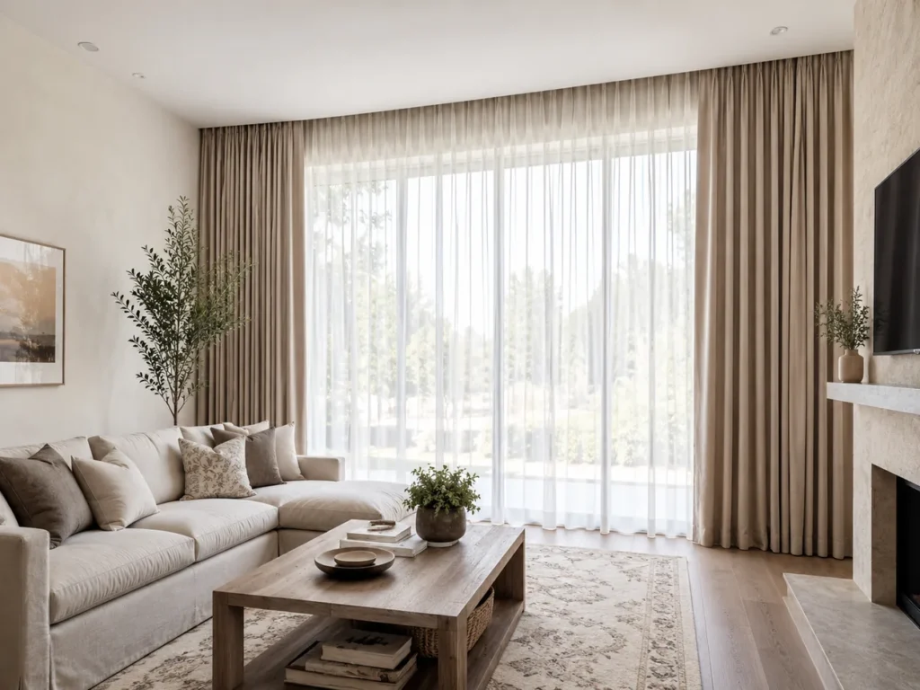 Salon ve Pencere Genişliğine Göre Perde Seçimi