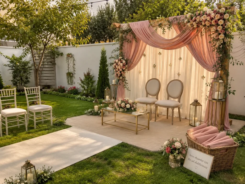 Salon ve Bahçede Nişan Dekorasyonu Nasıl Olmalı?